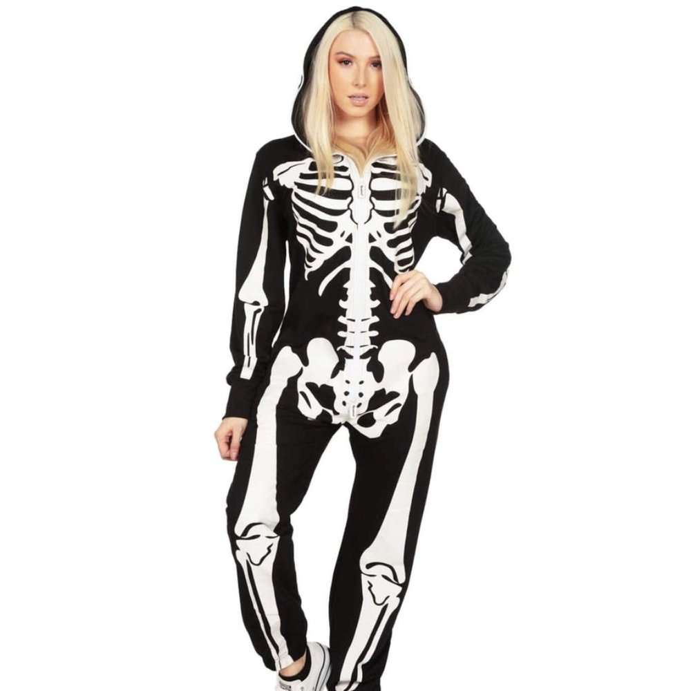 WOMEN'S SKELETON COSTUME SIZE XS
